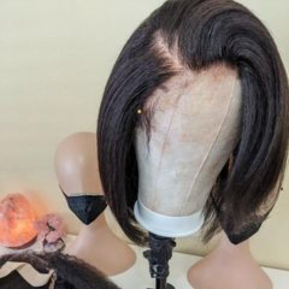 Kinky straight bob wig - Picture 1 of 2
